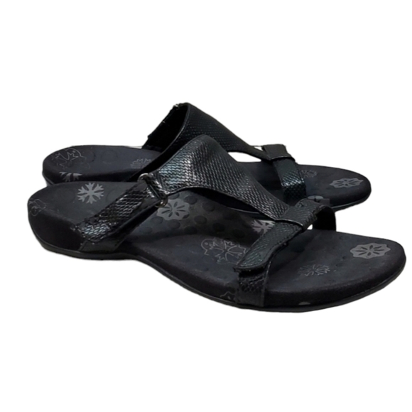 Vionic Orthaheel Womens Comfort Sandals Flats Flip flop shoes sz 8 - Picture 1 of 15